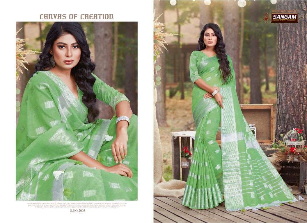 Sangam Latest Printed Casual Wear Cotton Sare Collection 